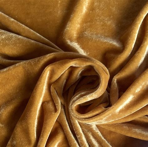 gold velvet upholstery fabric